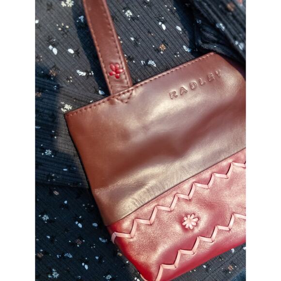 Radley London Floral Whip Stitched Mini Bag - Picture 6 of 9